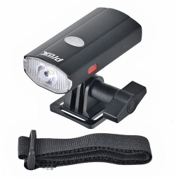LAMPA PRZÓD PROX POLLUKS Z UCHWYTEM 250 LM, 800 MAH, USB